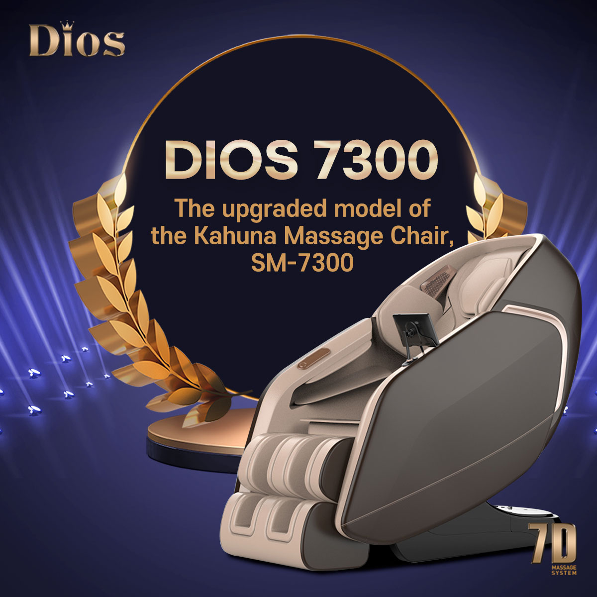 Dios-7300 7D AI Dual Core (4D+3D) Roller, Air Float System Black - Image 5